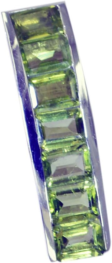 Green Gorgeous Real Peridot Necklaces 925 Silver Pendant for Girls Gifts Birthstone Charms