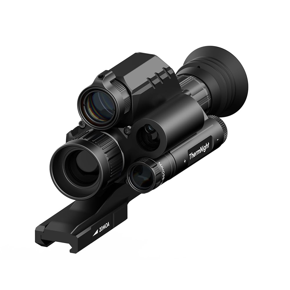 TNC225R ThermNight Thermal & Night Vision Multispectral Scope with Laser Rangefinder and Ballistic Calculator