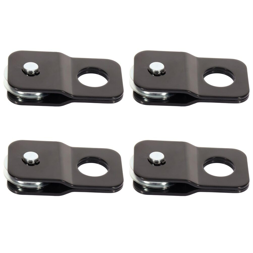 ANPART High Performance Block 9,000 lbs Capacity Recover Vehicle Winch Pulley 4 Ton Black 4pcs