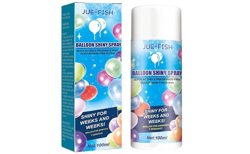 Balloon High Shine Spray - Aerosol Balloon Polisher Doesn't Need Towels or Gloves to Shine and Dry, Balloon Spray Shine for an Elegant Hi Gloss Finish in Minutes, Enhance Decor, Last and Shine - 3 PCS