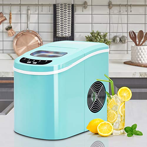 image for COSTWAY Ice Maker for Countertop, 26LBS/24H Portable and Compact Ice M