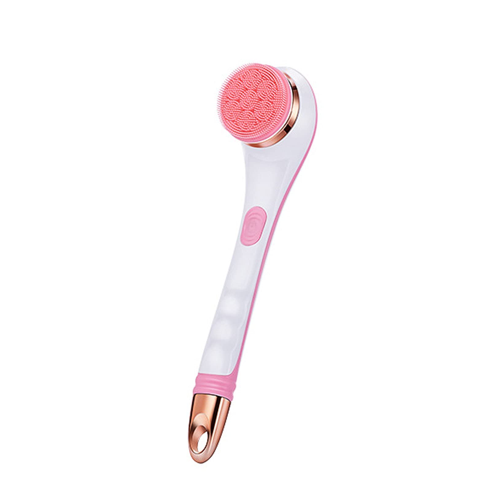 Cepillo de Ducha Cepillo de Cuerpo de Masaje eléctrico Fregador de baño automático Exfoliación Suave Cepillo de baño de Limpieza de Masaje automático (Azul y Rosa Opcional) Cepillo de Cuerpo