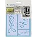 Momenta Adhesive Stencil, 6" by 8", Blessed, ST-252-25236