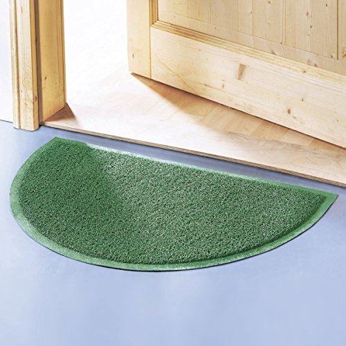 Preisvergleich Produktbild vivaDOMO® Türmatte Spezial, Haustürvorleger Fußabtreter Fußmatte Schmutzfänger Schuhabstreifer wetterfest, grün
