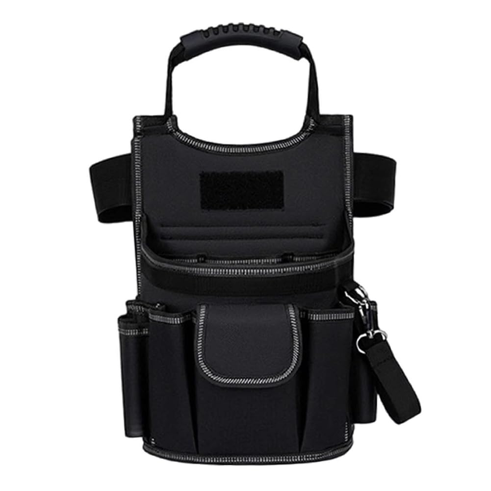 Pochette porte-outils électricien multipoches porte-marteau