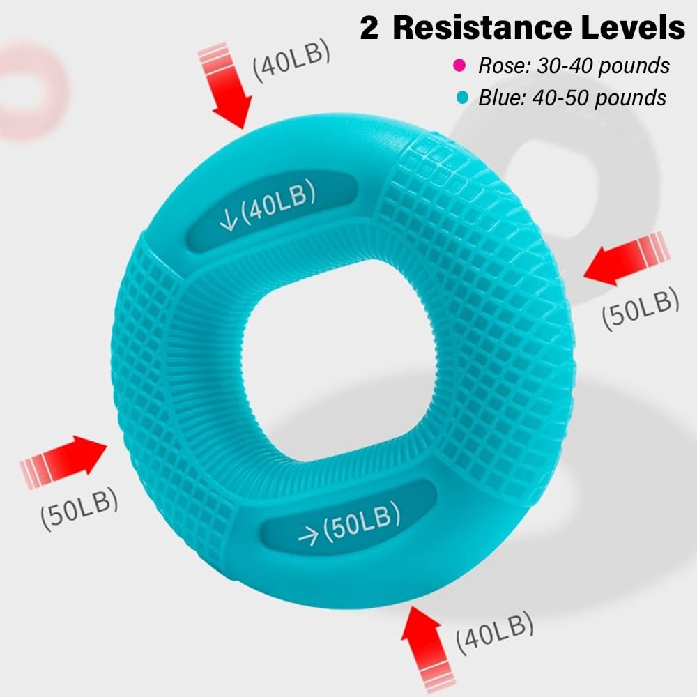 Rafforzatore Di Presa Per Mano - Allenatore Avambraccio Con Resistenza Regolabile 30-40Lbs - Foto 12