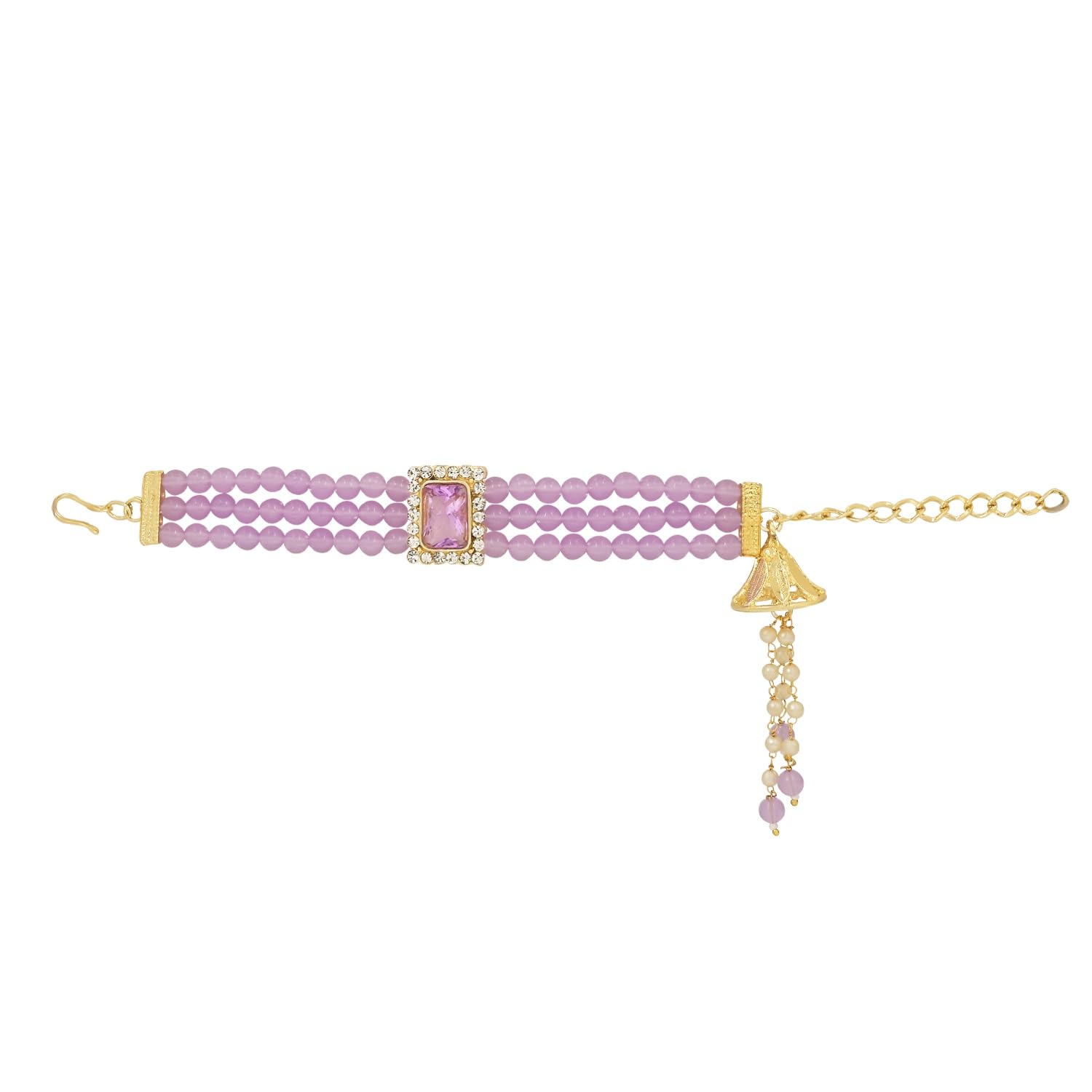 I Jewels Pearl Hanging Bracelet for Bhabhi Sister (R010G-L) (Pack of 1) (B098LN8LFB) Amazon Price History, Amazon Price Tracker
