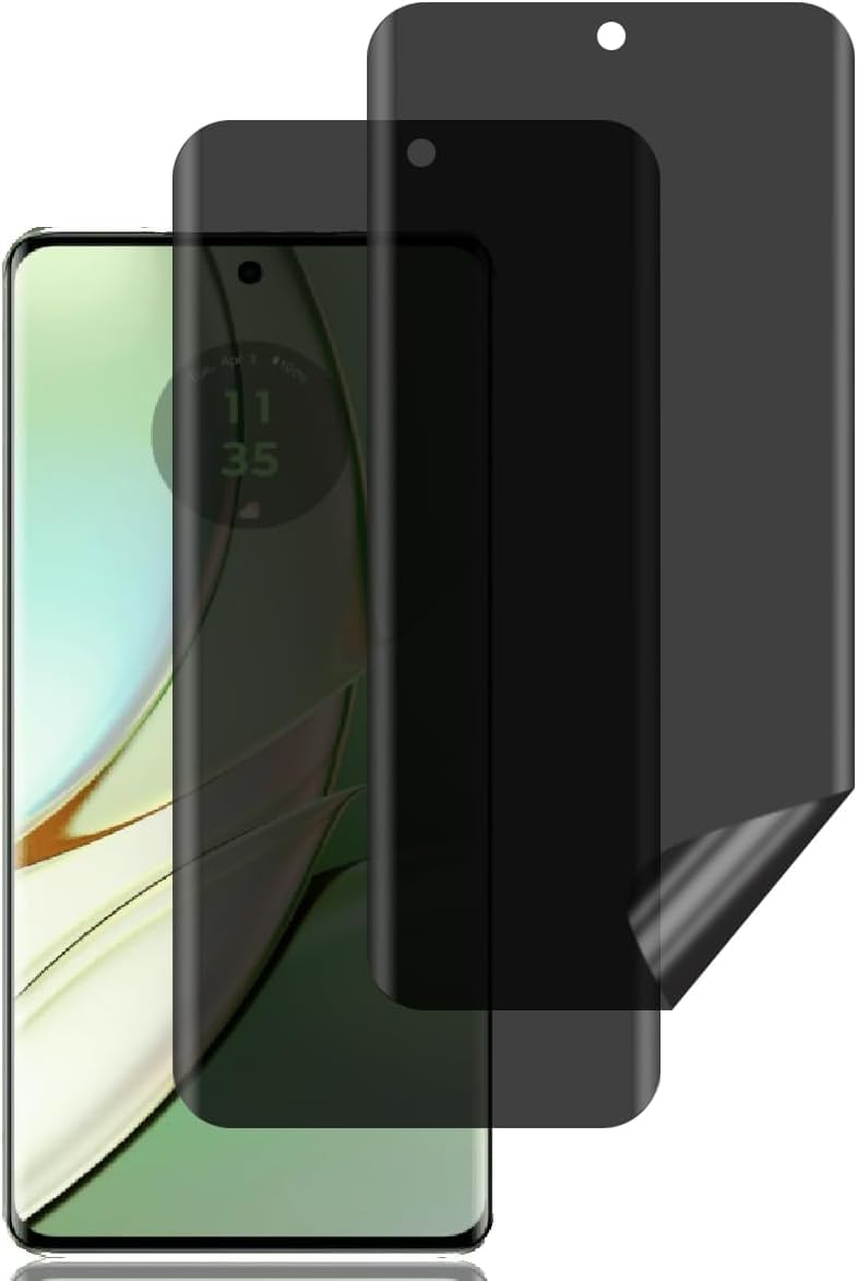 VM - PROTEC Privacy Screen Protector for Motorola Edge 50 Pro 5G [2 Pack], Anti Spy Screen Protector, Anti Scratch, Anti Fingerprint, High Sensitivity, Bubble Free, Anti Spy TPU Soft Film (B0D4J43KGJ) Amazon Price History, Amazon Price Tracker