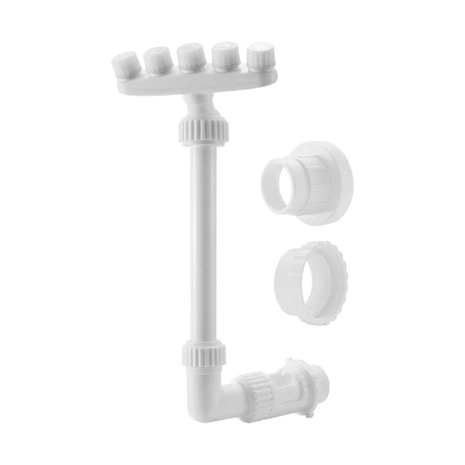 Cascade réglable pour fontaine de piscine et grand bassin de jardin avec 5 buses