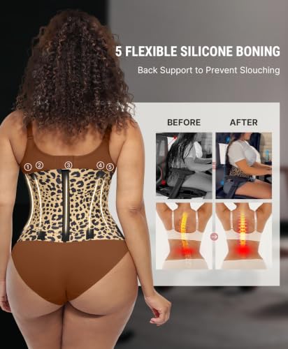 Image of FeelinGirl Waist Trainer Belt Cincher Trimmer Tummy Control Body Shaper