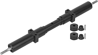 Zerone RC Wheel Axle, Metal Non Powered Rear Wheel Axle Upgrade Parts Fit for Tamiya 1/10 RC Tractor Truck