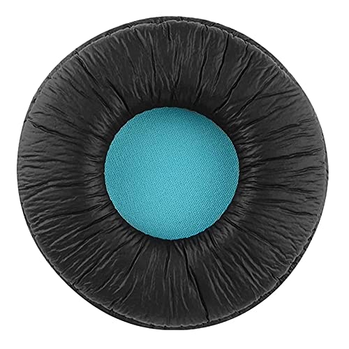 Repuesto Almohadillas Para Audífonos MDR-V55 Protein Wrinkle PU Black+Blue Compatible con Sony MDR-V55 V500DJ, Somic E95, MDR-7502 MDR-V500 miniatura 2