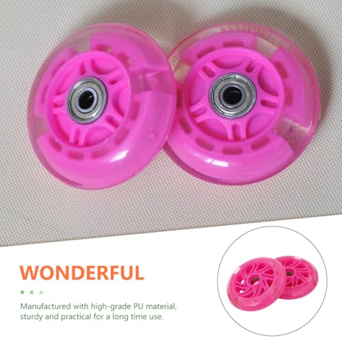 GALPADA 2 Piezas Ruedas de Entrenamiento para Bicicleta con Ruedas Silenciosas de PU con Luz, Soporte de Equilibrio para Niños y Accesorios para Bicicleta miniatura 3