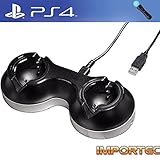 sony playstation vr + kamera + move motion-controller twin pack + vr worlds durch beiliegende Adapterringe können wahlweise Motion-/oder Sub-Controller geladen werden - Ladung erfolgt über USB