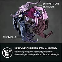 AEG Wärmepumpentrockner 9 kg, Serie 7000: SensiDry schonendes & energiesparendes Trockenverfahren, neue Energiekl. C, Mengenautomatik, wechselende Drehrichtung, Schontrommel, Knitterschutz, TR7T65690 – Ansicht 5