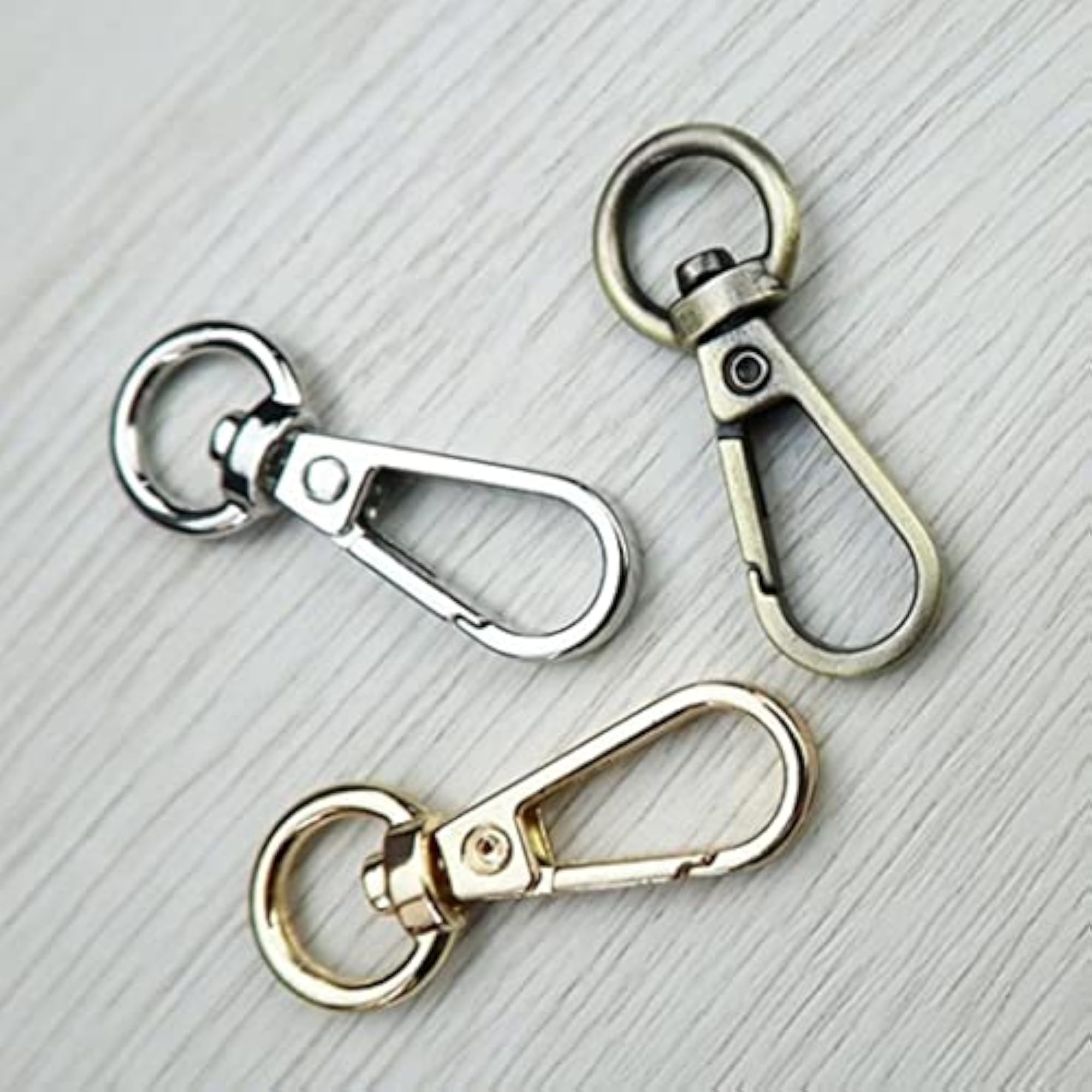 2x4 Pieces Swivel Trigger Buckles Lobster Clasp, Bronze