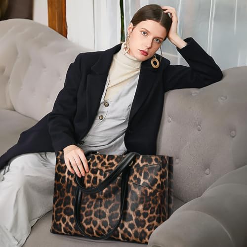 Image of LOVEVOOK Laptop Tote Bag for Women,Computer Briefcase for Work Office