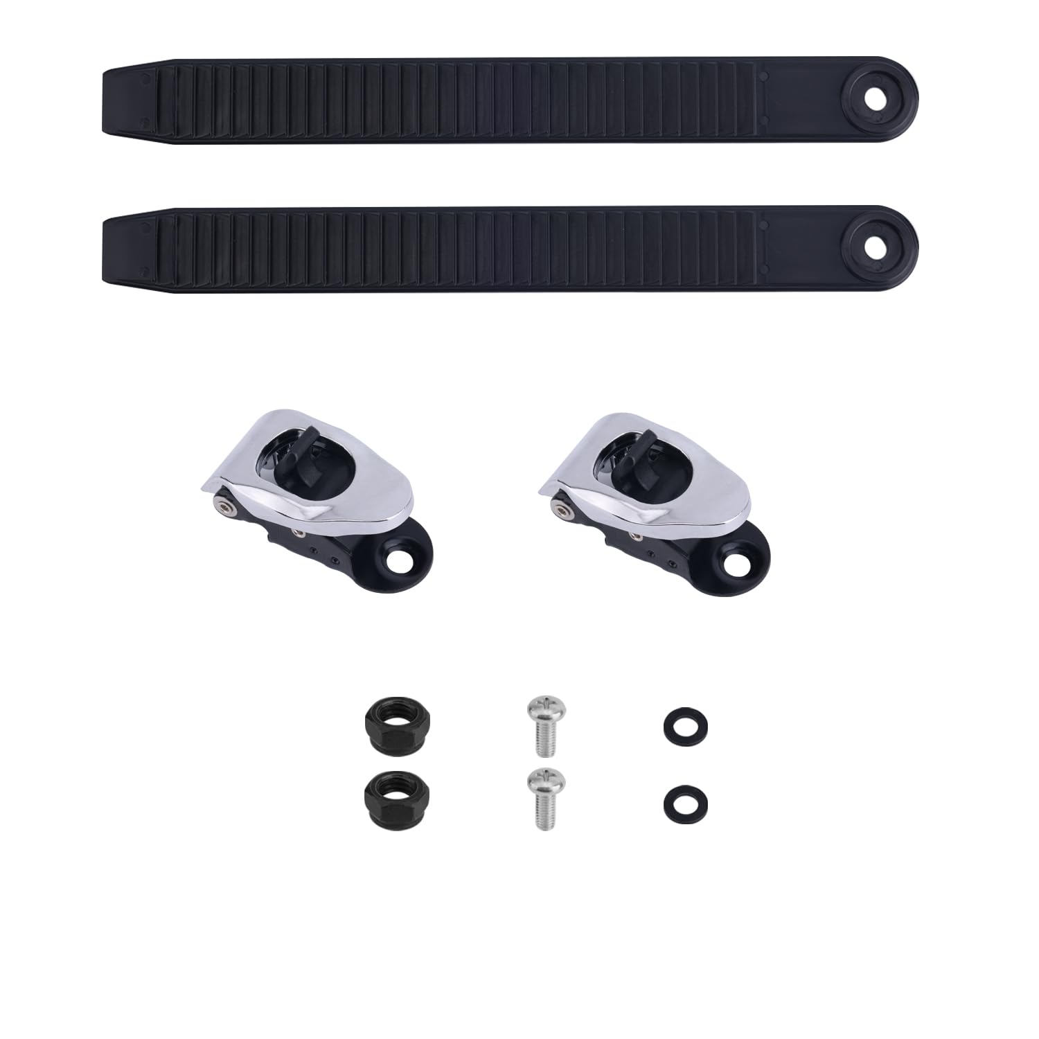 BOXOB 2pz Cinghie per Attacchi Snowboard con Fibbie per Cinghie, Cinghie Elastiche per Scaletta da Snowboard Cinghie per Caviglia per Attacchi da Snowboard per Appassionati di Snowboard