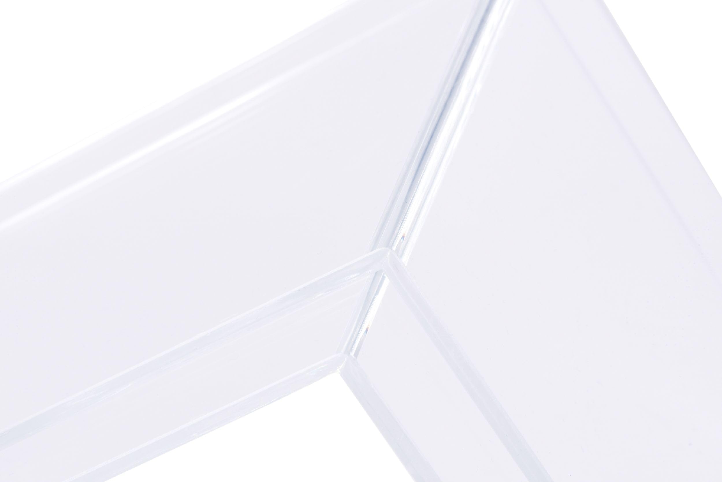 Lot De 8 Serre-livres En Acrylique Transparent + 8 Marque-pages En Cuir - Avec Tapis Antidérapant - Pour Bureau Et Bibliothèque