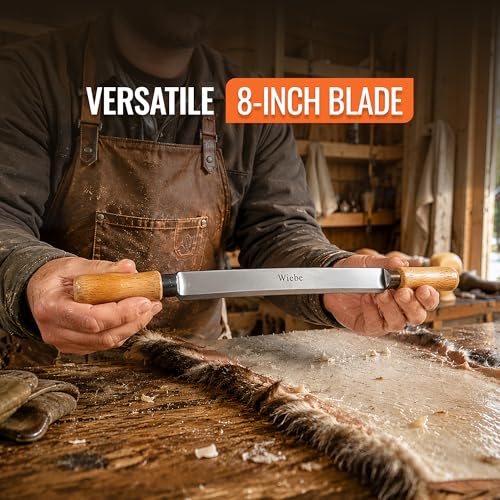 Wiebe Small Game Wood Handled Fleshing Knife by Wiebe - Used condition - Image 5