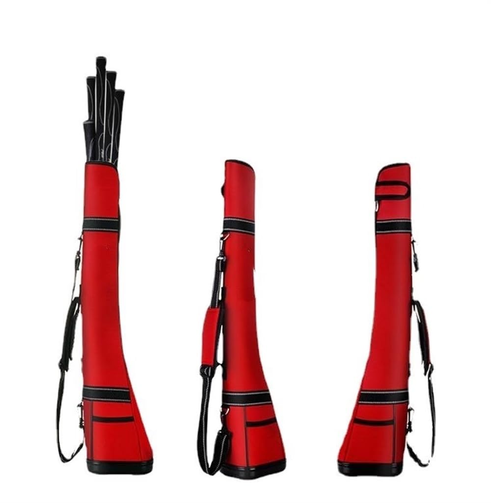 Golftasche Pencilbag Golftasche, ultraleichtes Nylon, bietet Platz for 4–5 Golfplätze, großes Fassungsvermögen, komfortable Original-Golftasche Pencilbag Reisebag(Noir)