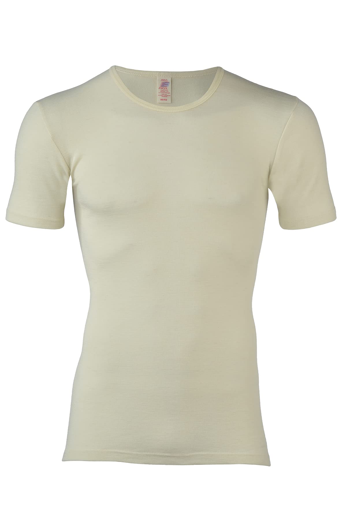 Engel Natural, Merino T-Shirt/Vest Men's 100% Wool (kbT), natural, 40 UK/42 UK
