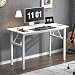 SogesHome Mesa de Escritorio Plegable para computadora 120 x 60 x 75...