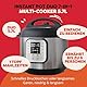 Instant Pot Duo 7-in-1-Multikocher 5,7 l – gebürstetes Edelstahl, großer Schnellkochtopf, Schongarer, Reiskocher, Sauteuse, Joghurtbereiter, Dampfgarer und Speisenwärmer, spülmaschinenfest