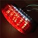HTTMT MT194-SK Smoke Led Tail Light Brake Light with Integrated Turn Signals Indicators Compatible with 1994-2008 Ducati Monster 400/600 / 620/695 / 750/800 / 900/1000