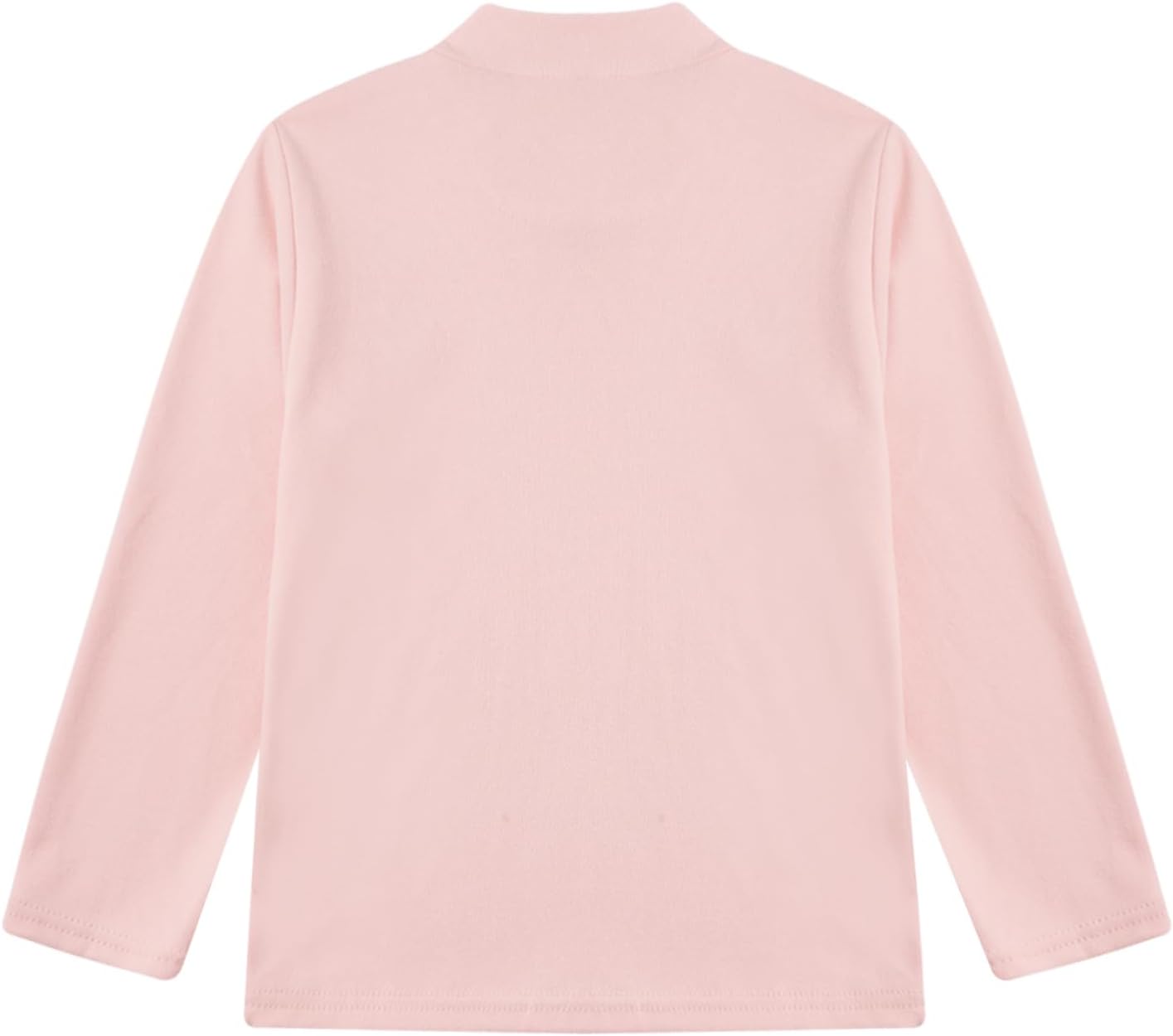 Kaerm Kids Boys Girls Cotton Mock Neck Warm Tops Basic Long Sleeve Cute Cartoon Print Thermal Underwear Tops Undershirts