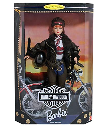 Barbie Harley Davidson Muñeca Rubia Número 4 miniatura 1