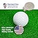 6 Pack Golf Ball Markers with Magnetic Hat Clips Value Sets - Soft Enamel Technique for Men Women Golfer, Removable Attaches Easily to Golf Cap Premium Gifts.