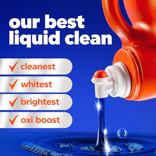 Image of Tide Ultra Oxi Boost Liquid Laundry Detergent, 148 fl oz, 105 Loads, Advanced Stain Remover with Extra Oxi Power