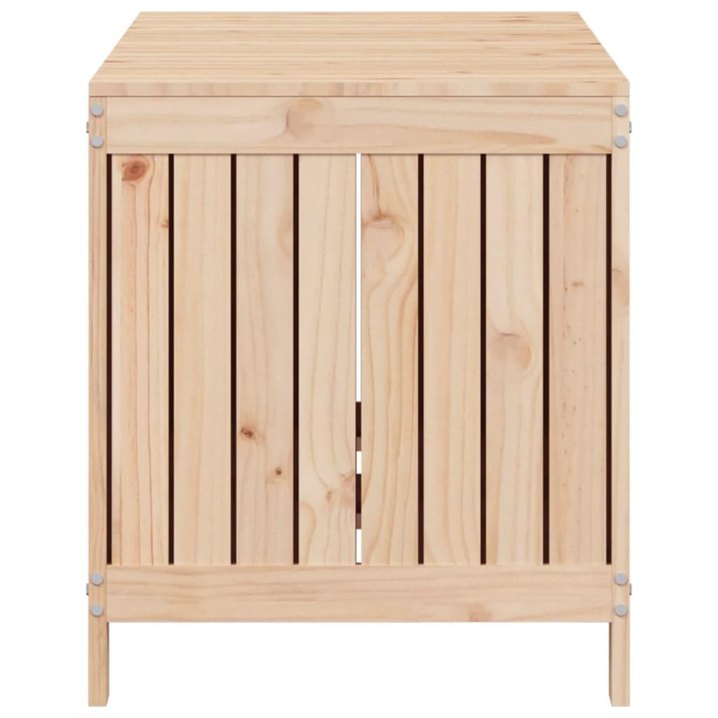 vidaXL Gartentruhe, Gartenmöbel Kiste mit Deckel, Gartenbox Auflagenbox für Garten Terrasse Balkon, Aufbewahrungsbox Kissenbox, Massivholz Kiefer