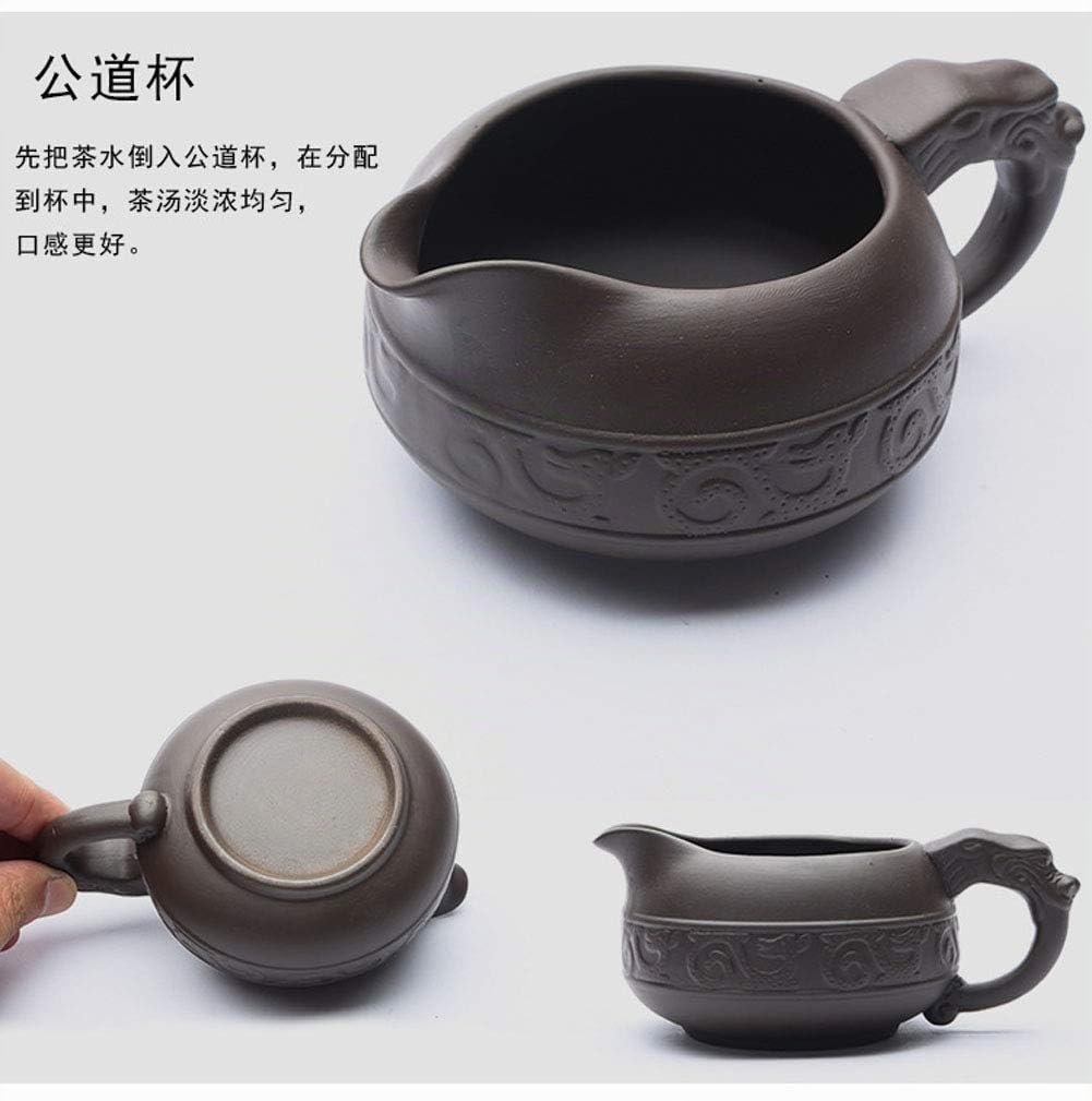 Chinesisches Gongfu-Tee-Geschenk-Set, automatisches Steinmühlen-Design, handgefertigte Keramik-Teekanne, 8 Tassen, japanischer Kung-Fu-Tee für Erwachsene, Männer, Frauen, Teezeremonie, Party, Zuhause,