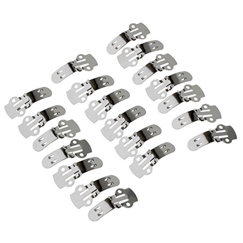 Bnwoinb 20 Stueck Edelstahl Schuhclips Klipp DIY Fertigkeit Schnalle
