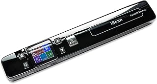 Document Scanner A4 Mini Portable Document & Images Photo Scanner, WiFi 1050 DPI JPG/PDF Handheld High Speed Scanner For School Business Use (Color : Nero, Size : 1)