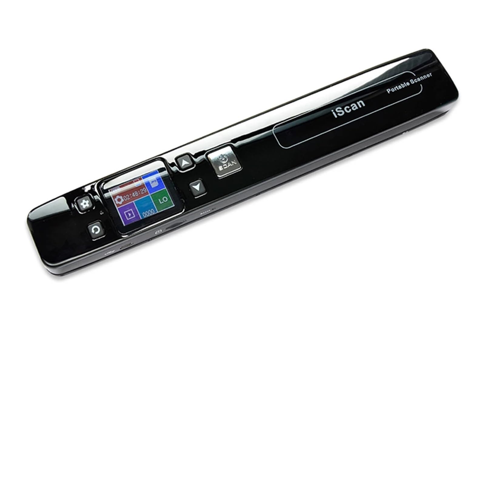 Mini scanner portatile for documenti e immagini A4, scanner portatile ad alta velocità 1050 DPI JPG/PDF for uso aziendale scolastico,Scansione Facile(Noir)