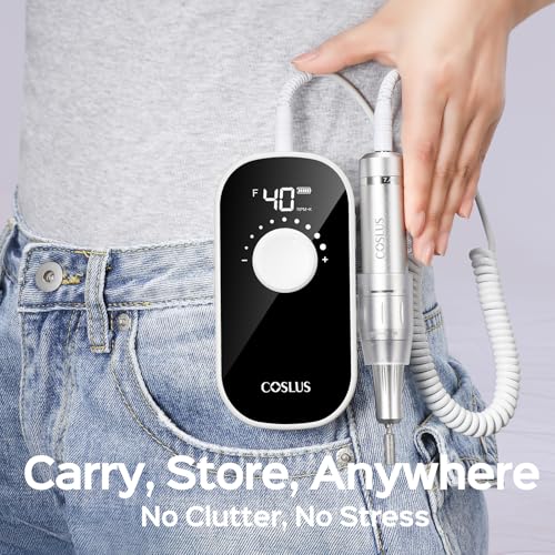 COSLUS E51 Professional Nail Drill Portable Long-Lasting Electric Nail File — view 5