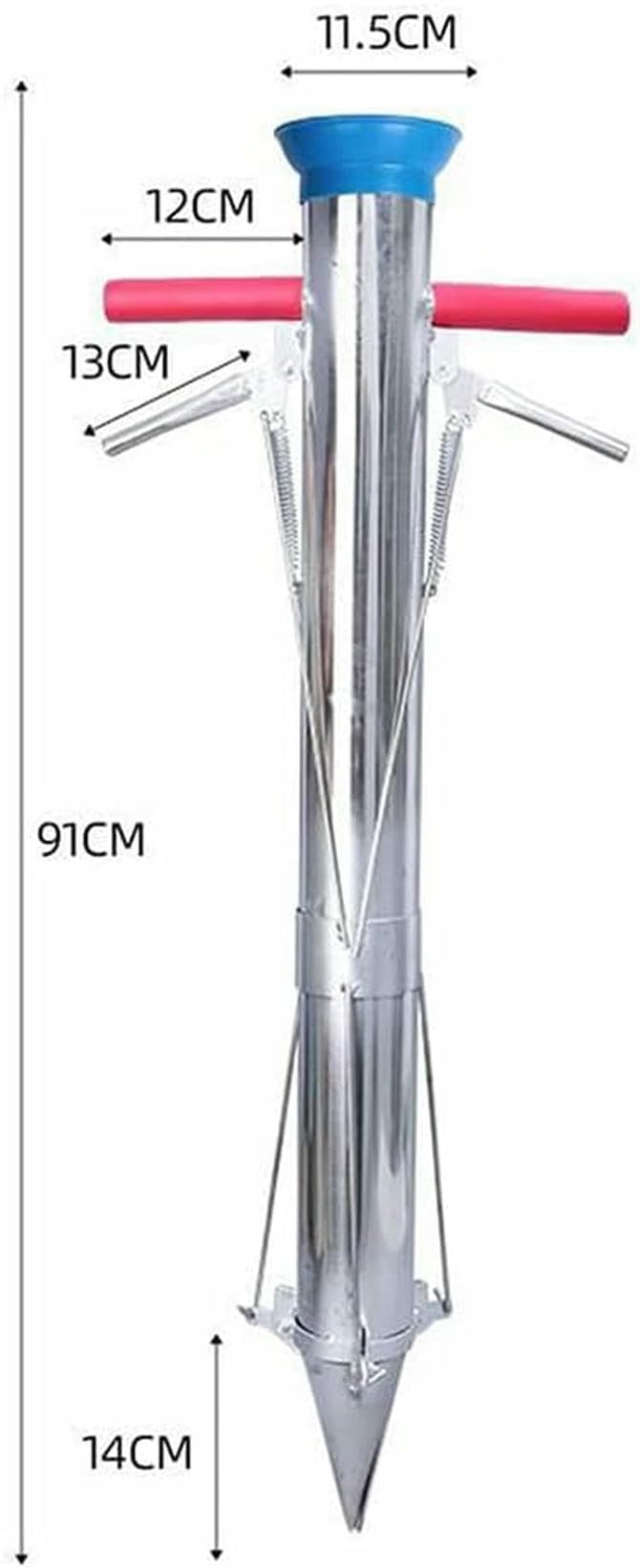 Edelstahl-Lampen-Pflanzer, Multifunktionales Werkzeug Zum Mühelosen Pflanzen In Gärten, Yards Und Gewächshäusern