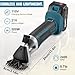 Cordless Sheep Shears 500W, Professional Rechargeable Sheep Clippers with 2 Lithium Battery, 6 Speeds Heavy Duty Animal Grooming Clipper Compatible with Makita 18V Battery for Sheep, Goat, Alpacas