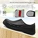 JSWEI Size 11.5 Nursing Nurse Shoes - Black Gardener Men Indoor & Outdoor Chef Shoes - Non-Slip Water Proof Work Mens Clogs - Comfortable for Office & Working