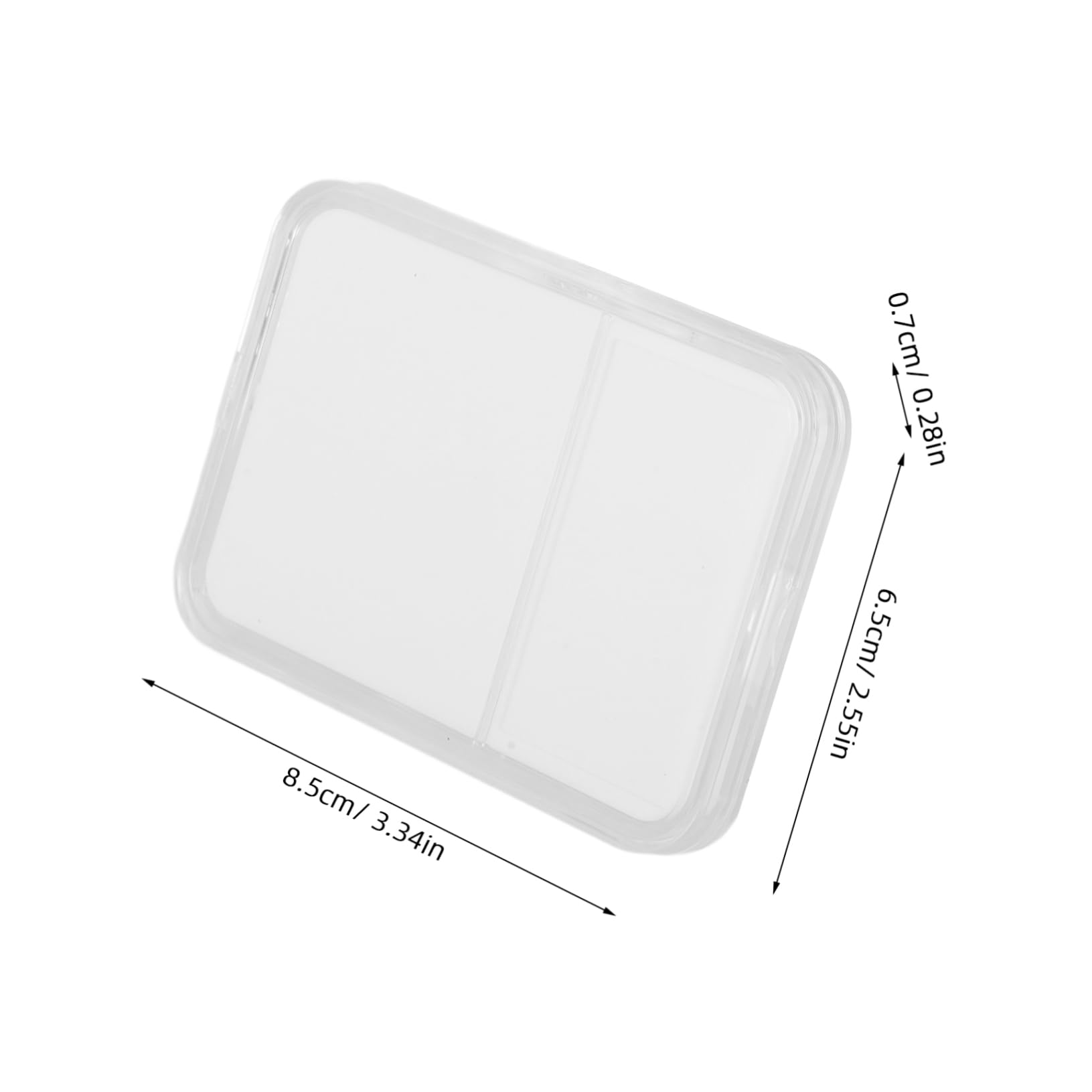 HEMOTON Plastic Stamp Storage Boxes Stamp Albums for Collectors Stamp Display Case Sets