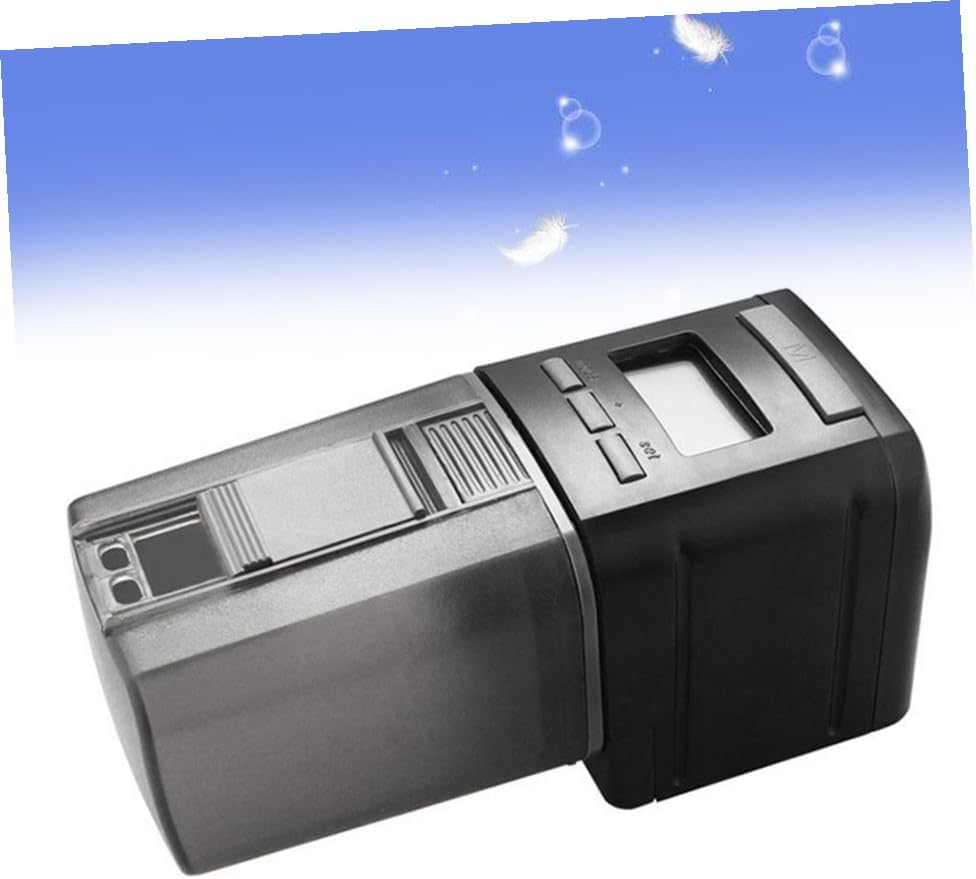 Automatic Aqua-Feeder for Fish Tanks Intelligent Timing Fish Feeder Capacity for Feeding Easy to Use Battery Operated