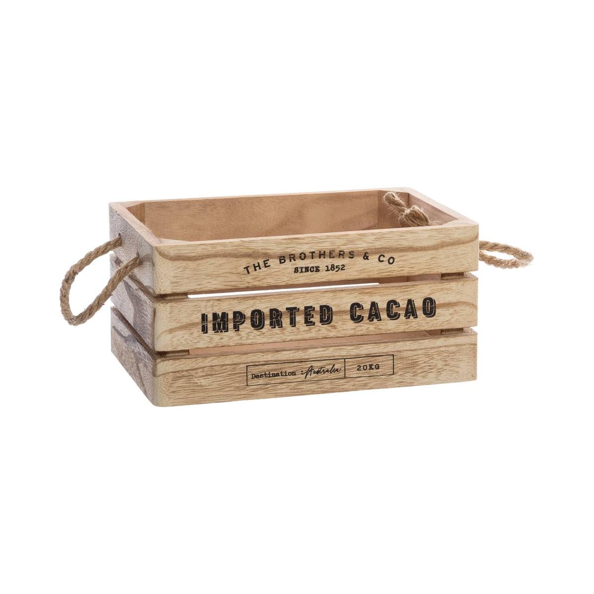ATMOSPHERA CREATEUR D'INTERIEUR - Set di 3 cassette in legno denys