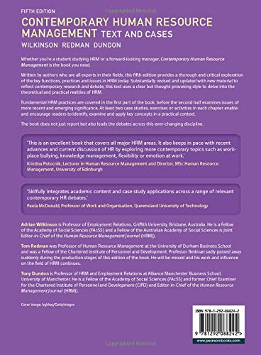 Contemporary Human Resource Management: Text and Cases