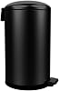Primanova ME900606Bombe Lid Trash Can 30Lt Interior, Black