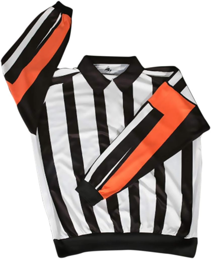 Black Biscuit Sublimated Referee Hockey Jersey