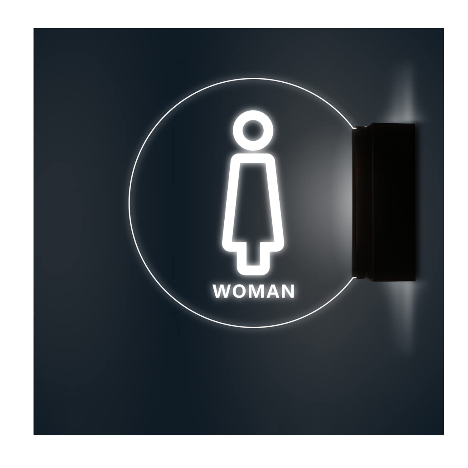 Panneau de toilettes à LED pour guider les clients et éviter l'attente
