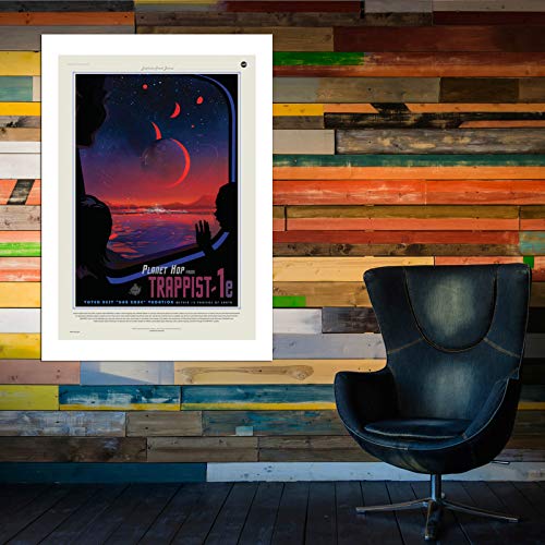 Affiche encadrée Trappist-1e NASA en impression mat archival de qualité supérieure - 6